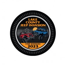 Lake County Jeep Invasion 2023 Round 3D Badge (PREORDER)