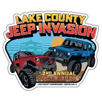 Lake County Jeep Invasion 2023 Decal (PREORDER)