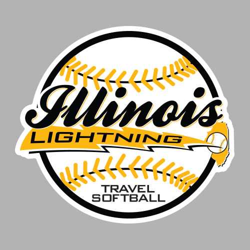 Illinois Lightning Travel Softball Decal