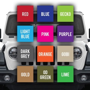Jeeps on the Run Sleigh Logo Decal (Universal)